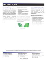 3D Mesh Datasheet - 2