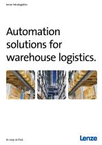 Intralogistics warehouse logistics - 1