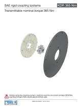 Rigid Coupling Systems - KDR 365 Nm-1