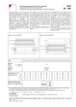 Encapsulated high power resitors HPR 60 - 500-1