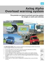 Axlog Alpha Overload warning system - 1