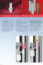Fire protection systems and  shutter elements-1