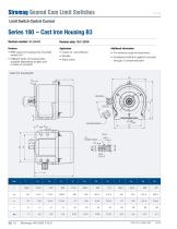 Series 100 / 110 Geared Cam Limit Switches - 10