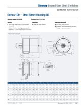 Series 100 / 110 Geared Cam Limit Switches - 7