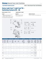 Series Light Cam® and Light Cam® M   Geared Cam Limit Switches - 8