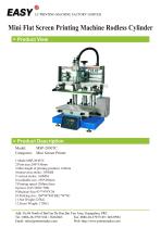 Mini Flat Screen Printing Machine Rodless Cylinder-1