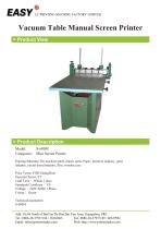 Vacuum Table Manual Screen Printer - 1