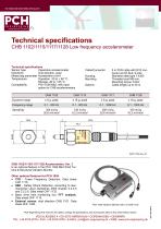 CHB 1102/1115/1117/1128 Low frequency accelerometer -2