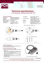Low frequency accelerometer CHB 1101 -2