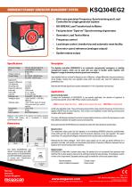 EMERGENCY/STANDBY GENERATOR MANAGEMENT SYSTEM KSQ304EG2 - 1