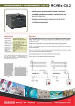 HIGH PRECISION SINGLE AC VOLTAGE TRANSDUCER - CLASS 0,2 - 1