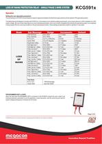 LOSS OF MAINS PROTECTION RELAY - SINGLE PHASE 2-WIRE SYSTEM - 5