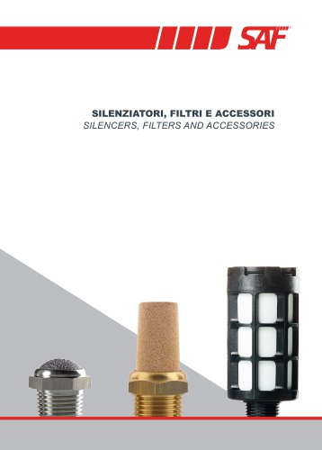 Silencers Filters and Accessories Catalogue 2019