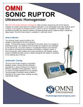 Omni Sonic Ruptor Ultrasonic Homogenizer - 1