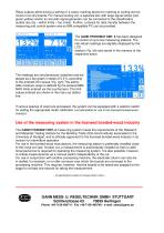 Cadenced measuring, recording and control system for continuous  production processes - 2