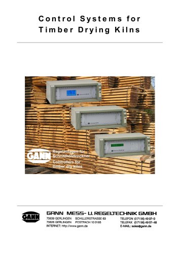 Control systems for timber drying kilns