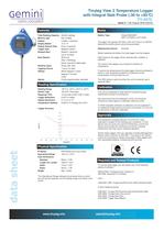Temperature logger with stab probe and display TV-4076-2