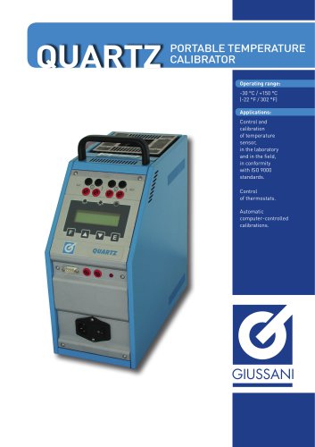 QUARTZ PORTABLE TEMPERATURE CALIBRATOR