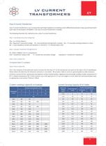 LV CURRENT TRANSFORMERS - 11