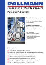 Polygrinder®, type PKM - Pallmann Maschinenfabrik - PDF Catalogs ...