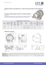 DOUBLE STAGE SIDE CHANNEL BLOWER SERIES HPE 64 - 1