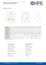 SINGLE STAGE SIDE CHANNEL BLOWER SERIES HPE 2 - 2
