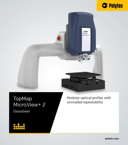 Datasheet TopMap Micro.View+ // Modular optical profiler with utmost precision
