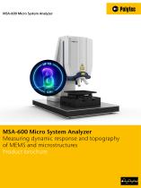 MSA-600 Micro System Analyzer // In-plane and out-of-plane motion up to 8GHz plus topography analysis-1