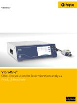 vibroone |激光振动分析的一箱解决方案