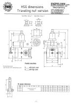 ENZFELDER GmbH High performances Spindle gears Type HSG-6