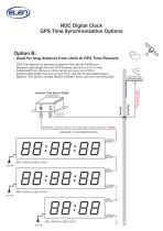 NDC Digital Clock GPS T ime Synchronization Options - 2