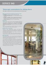 Entrances and automatic doors  940 SM-2