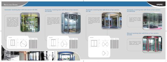 Entrances and automatic doors  Revolving door GS KRYSTAL-2
