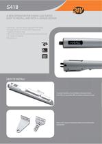 Operator for swing gatesS418 - 2