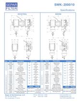 SWK-2000/10 Series: 158 GPH - 2