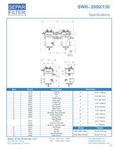 SWK-2000/130 Series: 2,060 GPH - 2