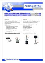 HIGH PRESSURE MECHANICAL PIPE PLUGSerie 300 Type 345-1