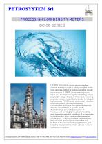 PROCESS IN-FLOW DENSITY METERS DC-50 SERIES-1