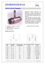 Turbine Flowmeters for gas and liquids-1