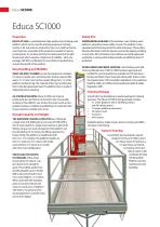Mast climbing work platform Educa SC1000-2