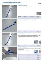 Detectable disposable samplers - 3