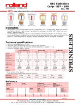 K80 Sprinklers Cu/p - SSP - SSU CE / FM - ROLLAND - PDF Catalogs ...