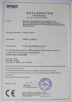 GM8802 Weighing Indicator CE certificates-2
