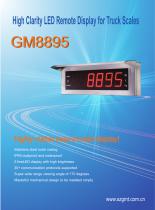 GM8895 LED Remote Display High Clarity for Truck Scales - 1