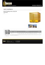Bin for handling bricks using with crane fork CST-1