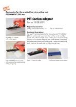 PFT MINICUT hot wire cutting tool - 2