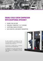 Double stage screw compressors D2 90-315-2