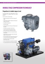Double stage screw compressors D2 90-315-6