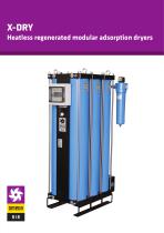 X-DRY - Heatless regenerated modular adsorption dryers