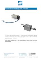 Miniature Solenoid, DC mini solenoids, Magnetbau Schramme, GB4, GB5 - 1